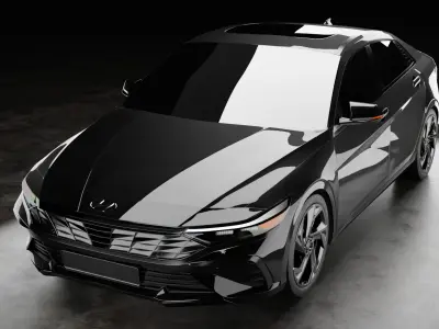 Hyundai-Elantra-2024 3D model