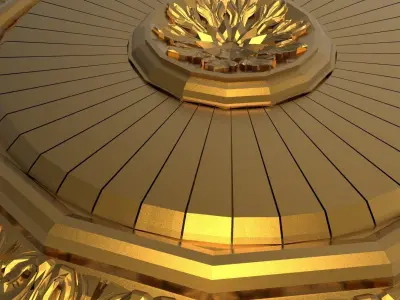 decorative rosette 3D model