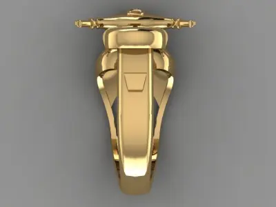 motorcycles rings 3D print model