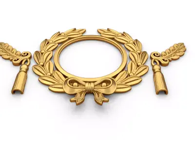 carved classic decorative ornament cnc 3d printing stl 59 3D model