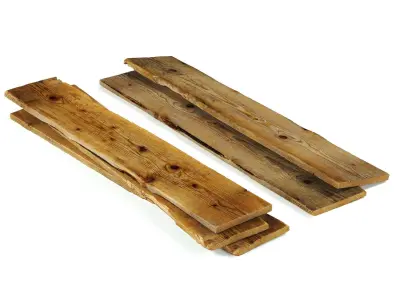 polypasta - Old Wooden Board 02 3D model