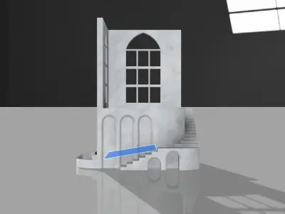 ARCHITECTURAL SUNBEAM POT FOR PLANTS 3D print model