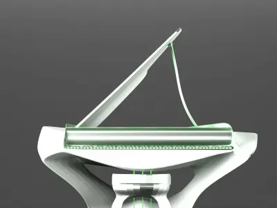 Piano 3D model