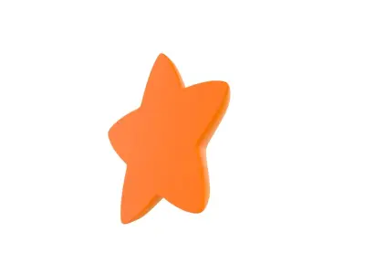 Symbol001 Star 3D model