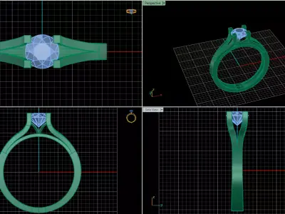 jewelry ring 341 3D print model