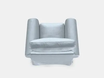 EKTORP Armchair 2 Low-poly 3D model