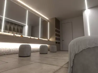 Dressing Room 3D model