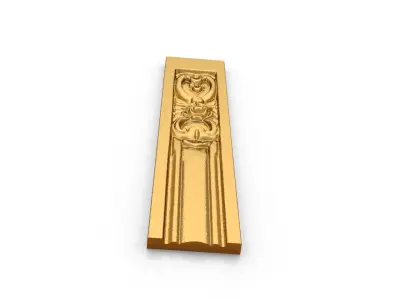 Classic decor ornament carved 34 3D model