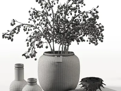 Decorative set 1 3D model purchase