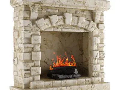 fire place 3D model