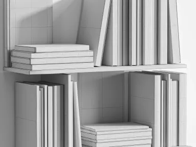 Book set01 3D model