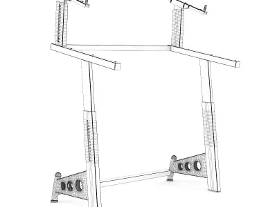 Keyboard Stand 1 3D model