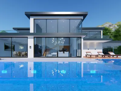 Ultra Modern Villa  3D model