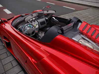 PAGANI HUAYRA ROADSTER 3D model