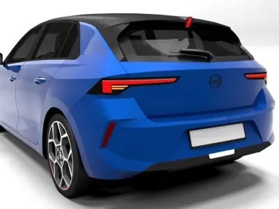 OPEL ASTRA 2023 Low-poly 3D model