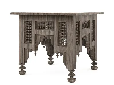 Islamic Arabic table 3D model