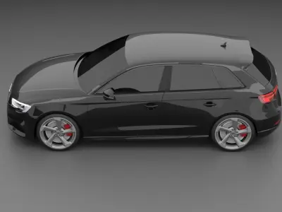 2016 Audi A3 S3 8V 3D model
