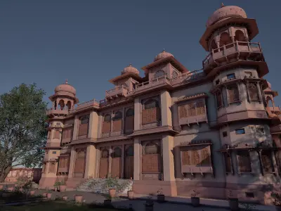 Mohatta Palace Museum 3D Model by zambeelstudios 3D model