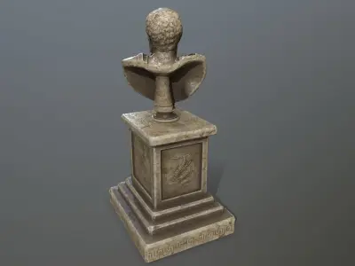 Marcus Aurelius 2 Low-poly 3D model