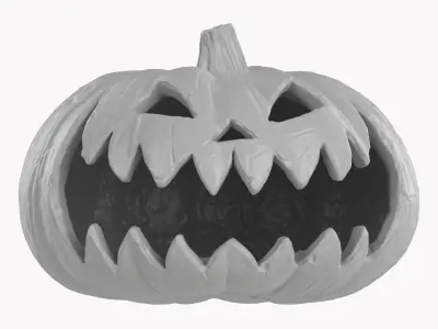 Pumpkin Head 01 3D model