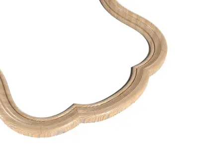 Frame-027 gold ornate mirror frame 3D model