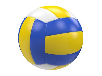 Volleyball ball  Low-poly 3D model purchase