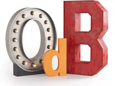 Decorative Letters 3D model