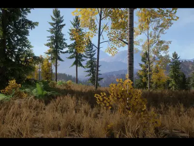 Realistic Forest Pack - UE4 3D model
