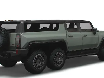 Hummer EV GMC SUV Crawler 2024 3D model