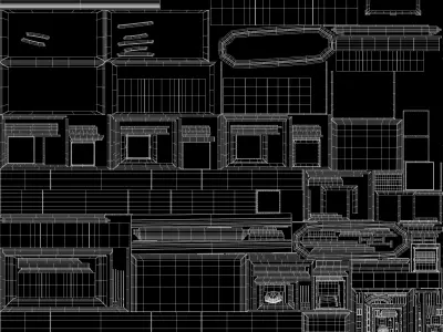 Gapura Wall Generic Balinese Entrance Wall 3D model