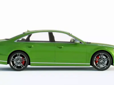 Audi S8 2020 3D model