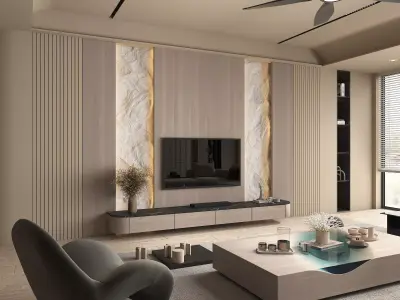 Living Room Scene 16 3D model