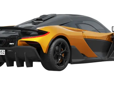 Mclaren W1 2025 3D model