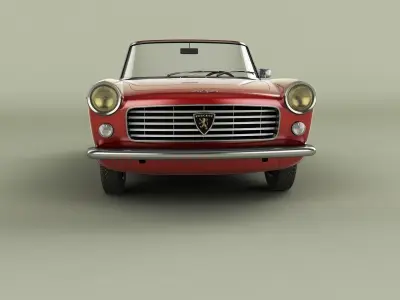 Peugeot 404 Cabriolet 3D model