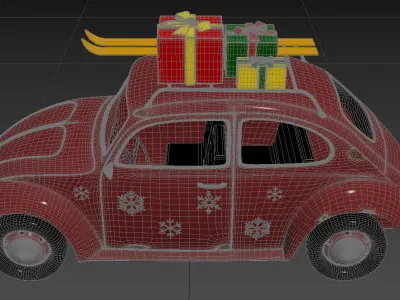 Toy car 3D model