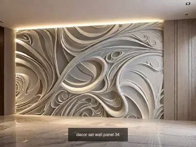 Premium 3D Panels CNC Print Ready Vol 5 3D Model Collection
