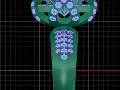 jewelry ring 332 Free 3D print model