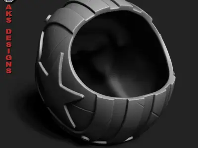 Biker gorilla 1 Penstand cum flowerpot 3D print model