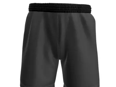 Men Shorts 3D model 3D model
