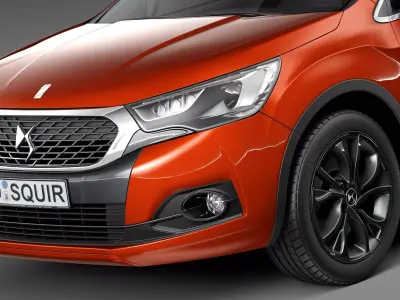 Citroen DS4 Crossback 2016 3D model