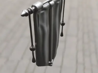 Spartan Honor Banner 3D model