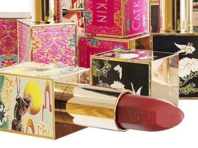 Luxury lipstick set 3D model