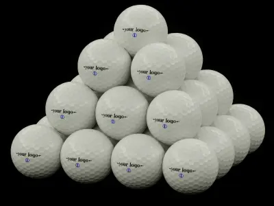 realistic Golfball 3D golf ball 3D model