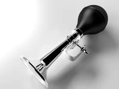 Classic Bike Horn 3D model