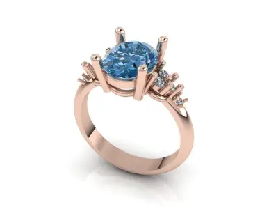 Diamond Ring 3D print model