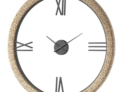 Wall clock Uttermost Montecito 3D model