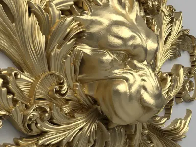 Lion Decor 3D model