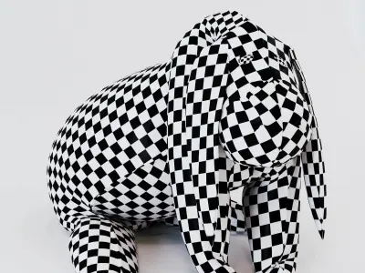 3d model donkey Eeyore 3D model