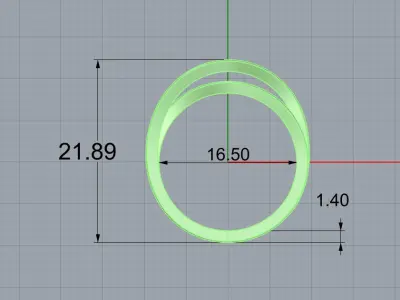 Ring Etincelle  3D print model