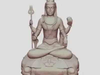 Ancient Buddha Statue 3D print model